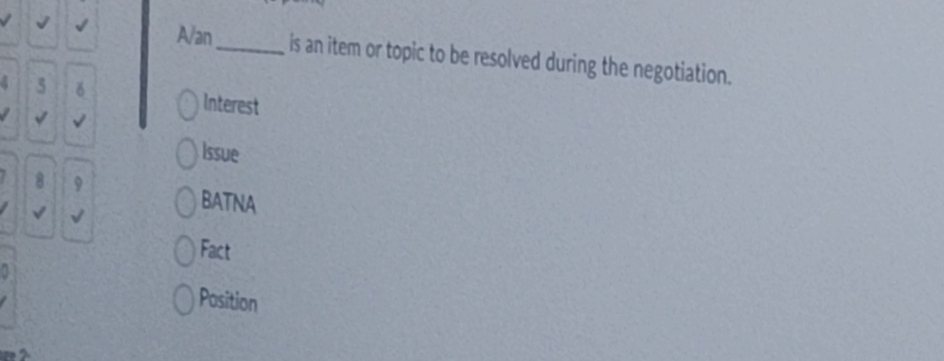 Solved A an is an item or topic to be resolved during the | Chegg.com