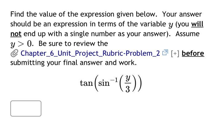 what is the value of the expression above responses