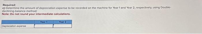 Solved Required: B) Determine The Amount Of Depreciation | Chegg.com