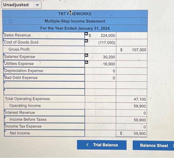 On January 1, 2024, the general ledger of TNT | Chegg.com