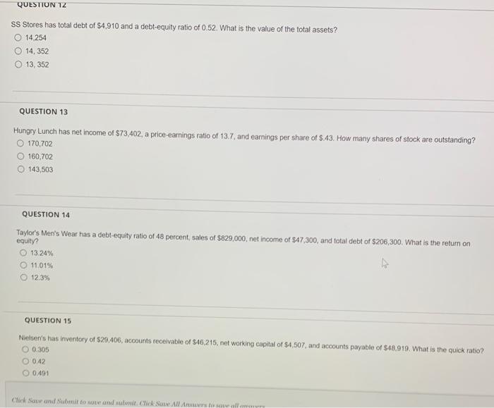 Solved Using the information below to answer Question | Chegg.com