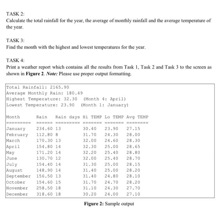 Solved Question 1 The Malaysian Meteorological Department Chegg Com