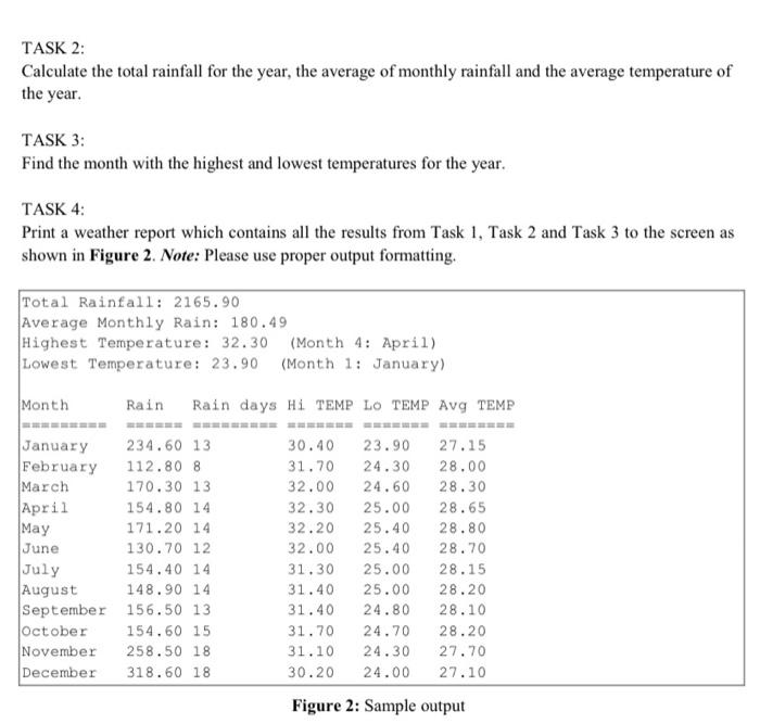 Solved Question 1 The Malaysian Meteorological Department Chegg Com