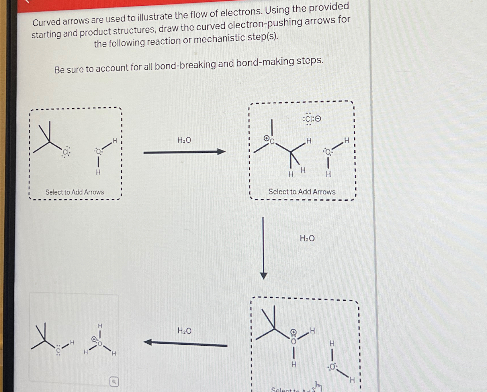 Solved Curved arrows are used to illustrate the flow of | Chegg.com