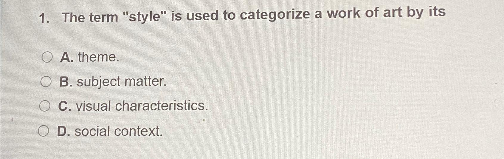 Solved The term 