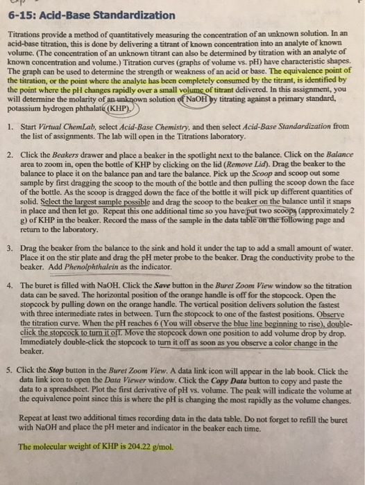 Solved How do you find the molarity of NaOH based off this | Chegg.com