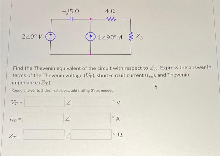 Solved Find the Thevenin equivalent of the circuit with | Chegg.com
