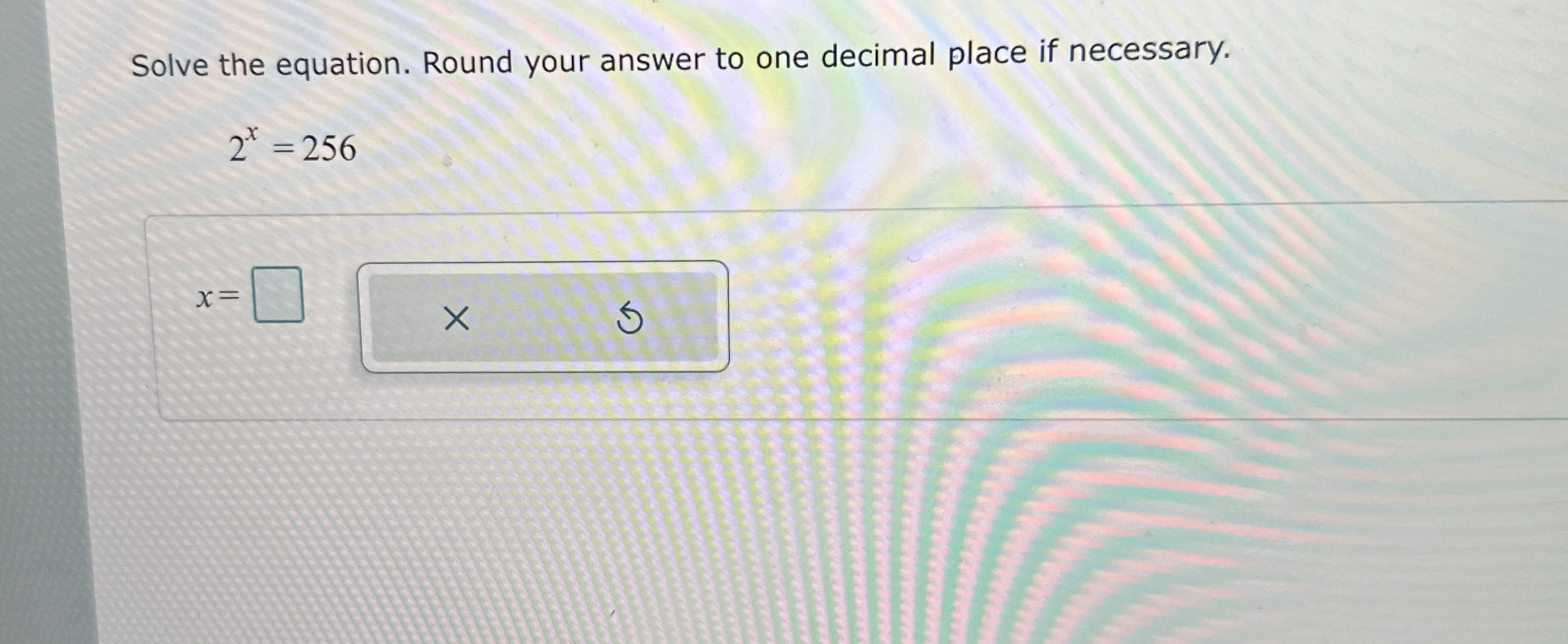 Solved Solve the equation. Round your answer to one decimal | Chegg.com