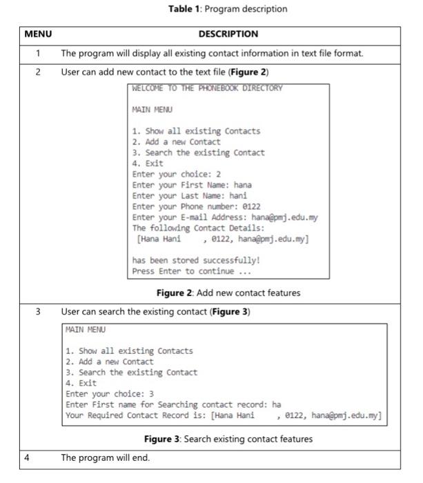 Solved Construct Python application based on a given | Chegg.com