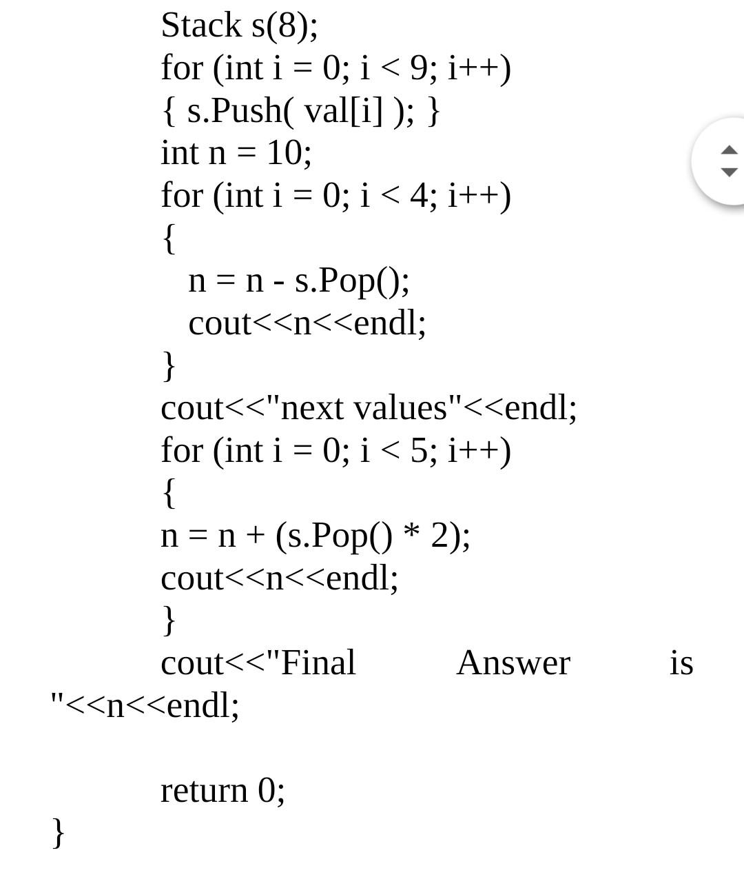 Solved Read the following programs, and write the output. | Chegg.com