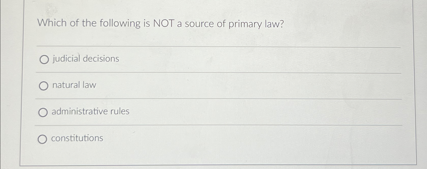 Solved Which of the following is NOT a source of primary | Chegg.com