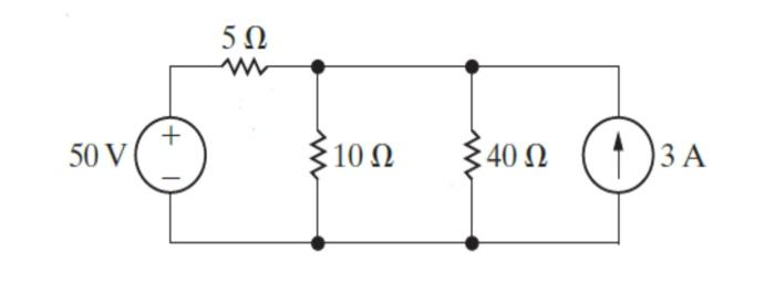 Solved use loop current method to find the current across | Chegg.com