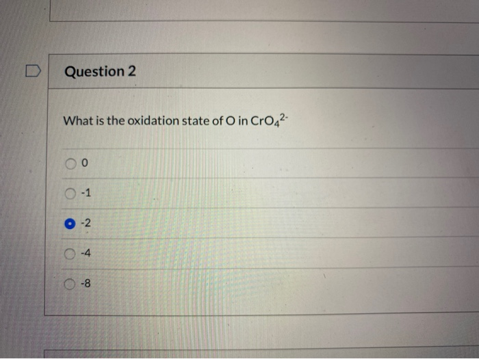 oxidation state of chromium in cr2o72