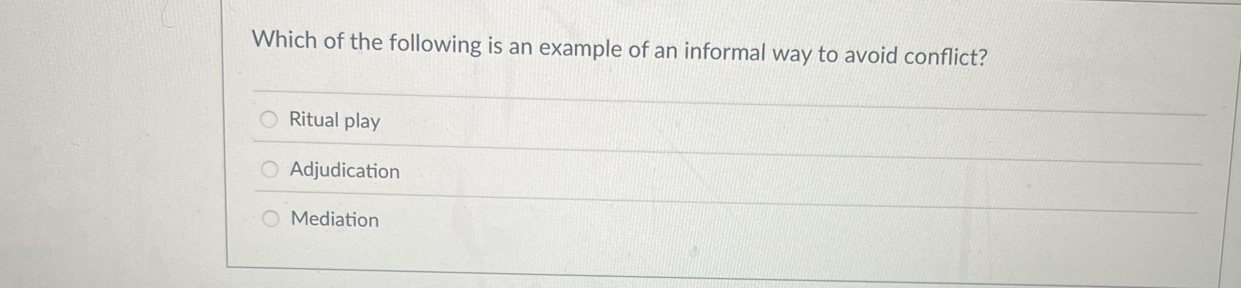 Solved Which of the following is an example of an informal | Chegg.com