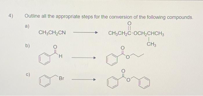 Solved Outline all the appropriate steps for the conversion | Chegg.com