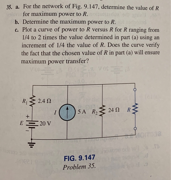 Solved TH 95 Maximum Power Transfer Theorem SECTION 9.5 May | Chegg.com
