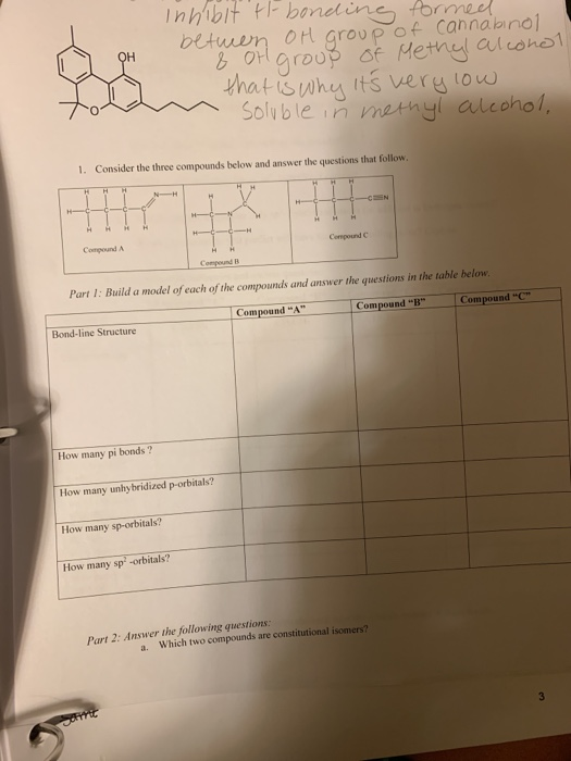 Solved Consider The Three Compounds Below And Answer The Chegg Solved Consider The Three Compounds Below And Answer The Chegg