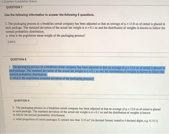 Solved Question completion Status: QUESTION 7 Use the | Chegg.com