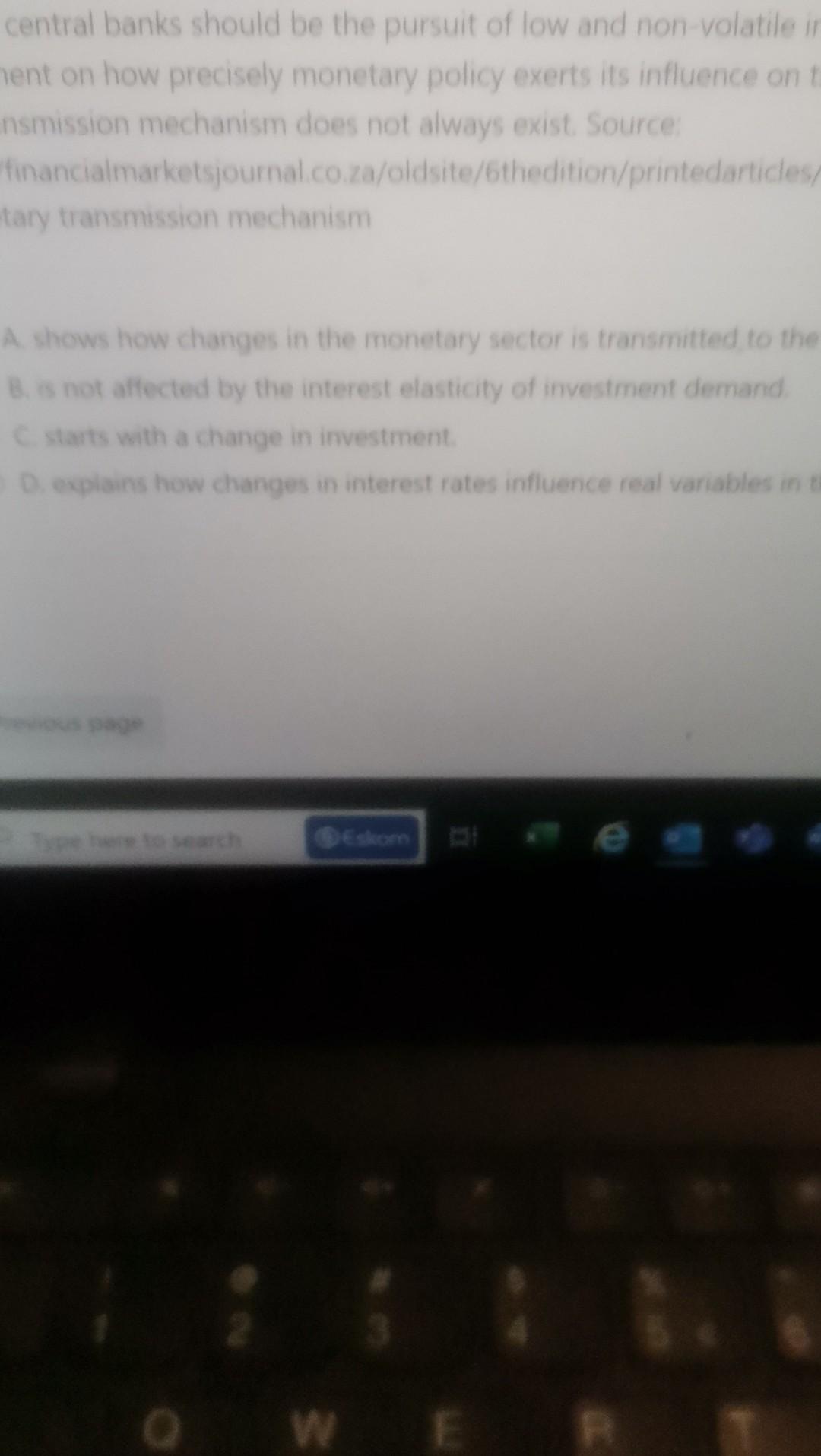 The transmission mechanism is one of the