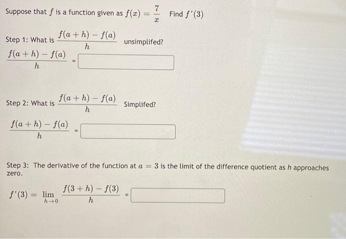 Solved Suppose that f is a function given as f(x)=5x+2. Find | Chegg.com