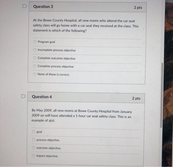 Solved Quiz Instructions D Question 1 2 pts Which of the | Chegg.com