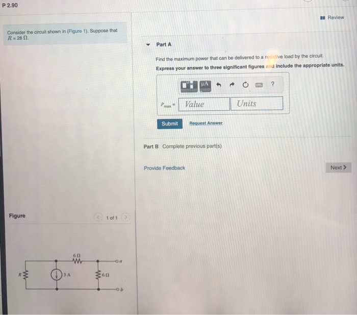 Solved P 2.90 a Review Consider the circuit shown in (Figure | Chegg.com