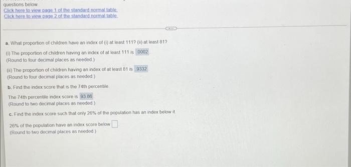 Solved questions below Click here to view page 1 of the | Chegg.com