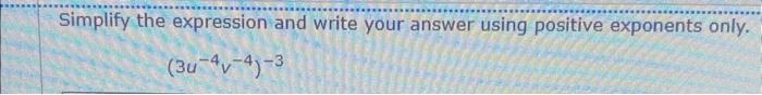 Solved Simplify the expression and write your answer using | Chegg.com