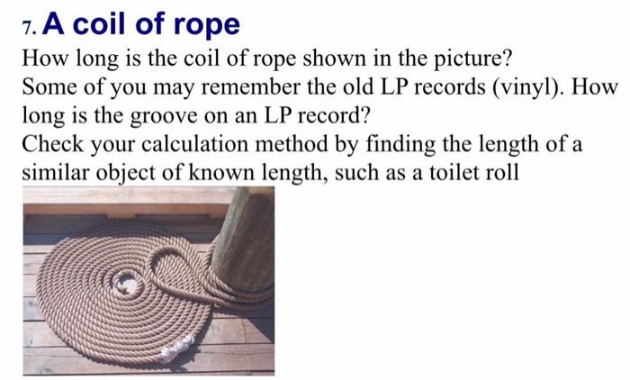 how long is a rope