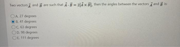 Solved A 2i 5j 2ĩ And 8 59 23 3 Find The Magnit Chegg Com