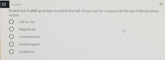 Solved Need help finding the correct answer to physics for | Chegg.com