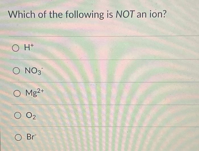 Solved Which of the following has the greatest number of | Chegg.com