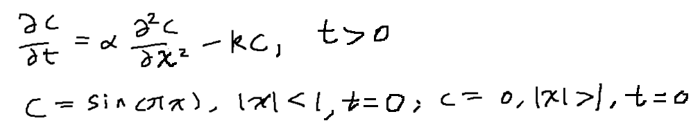 A pollution problem is expressed as an initial value | Chegg.com