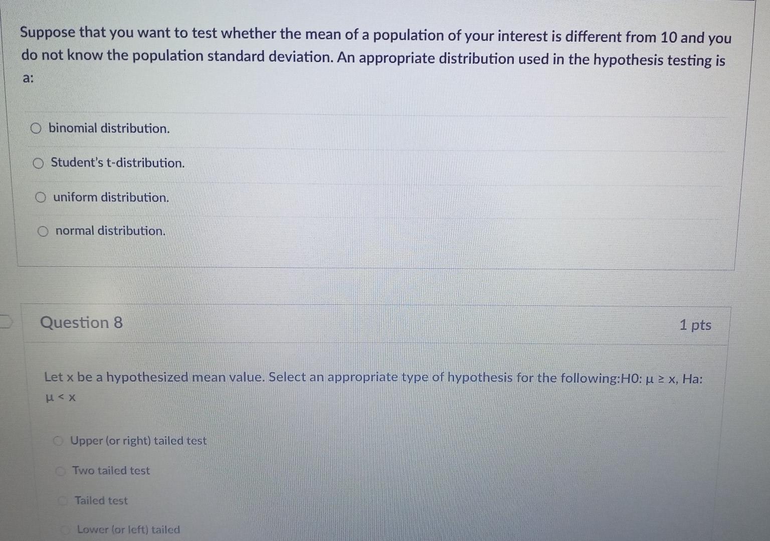 Solved Suppose that you want to test whether the mean of a | Chegg.com