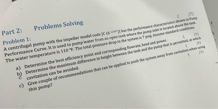 Solved Part 2: Problems Solving A) Determine The Best | Chegg.com