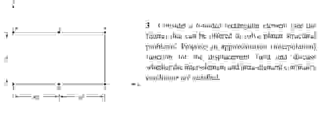 Solved Consider a 6-noded rectangular element (see the | Chegg.com