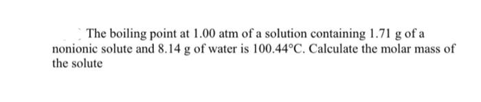 Solved H2O. A solution contains 42.7 g of ethylene glycol Chegg