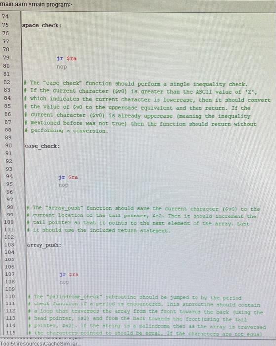 Solved The Task In this project, you will be writing a | Chegg.com