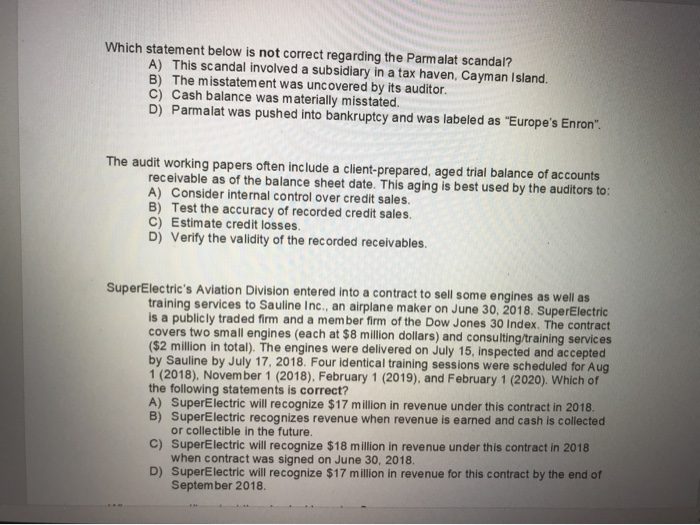 Parmalat fraud essays picture