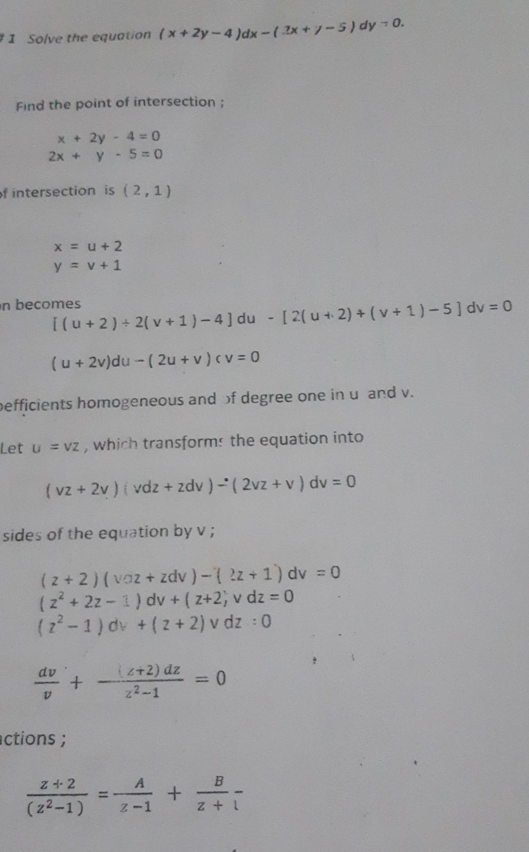 Solved 2x Y 3 Dx X 4y 1 Dy 0 1 Solve The Chegg Com