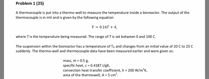 Solved Problem 4 (20) The following equation represents a | Chegg.com