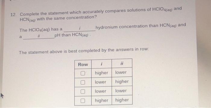 Solved Bronsted Lowry Acid Base Reactions H, CrO (aq) | Chegg.com