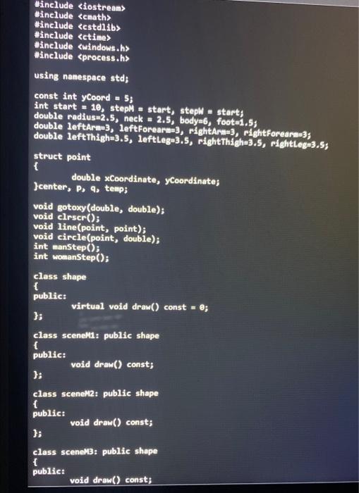 Solved Study the given source code walking.cpp and use the | Chegg.com