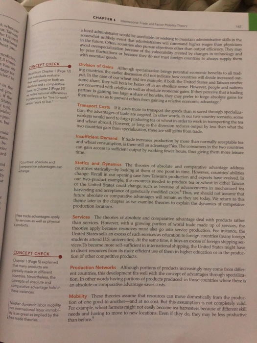 Solved Theory Of Absolute Advantage Theory Of Comparative Chegg Com