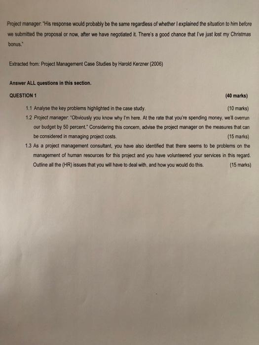 Solved Read the case study below and answer the questions | Chegg.com