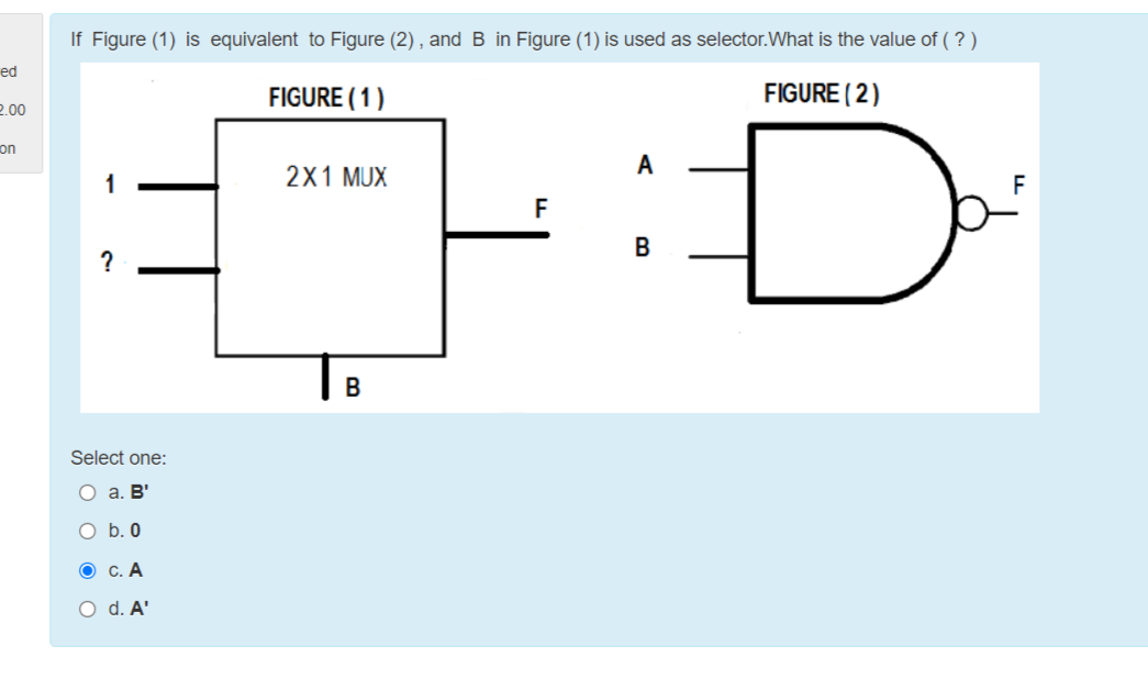 Solved If Figure (1) Is Equivalent To Figure (2), And B In | Chegg.com