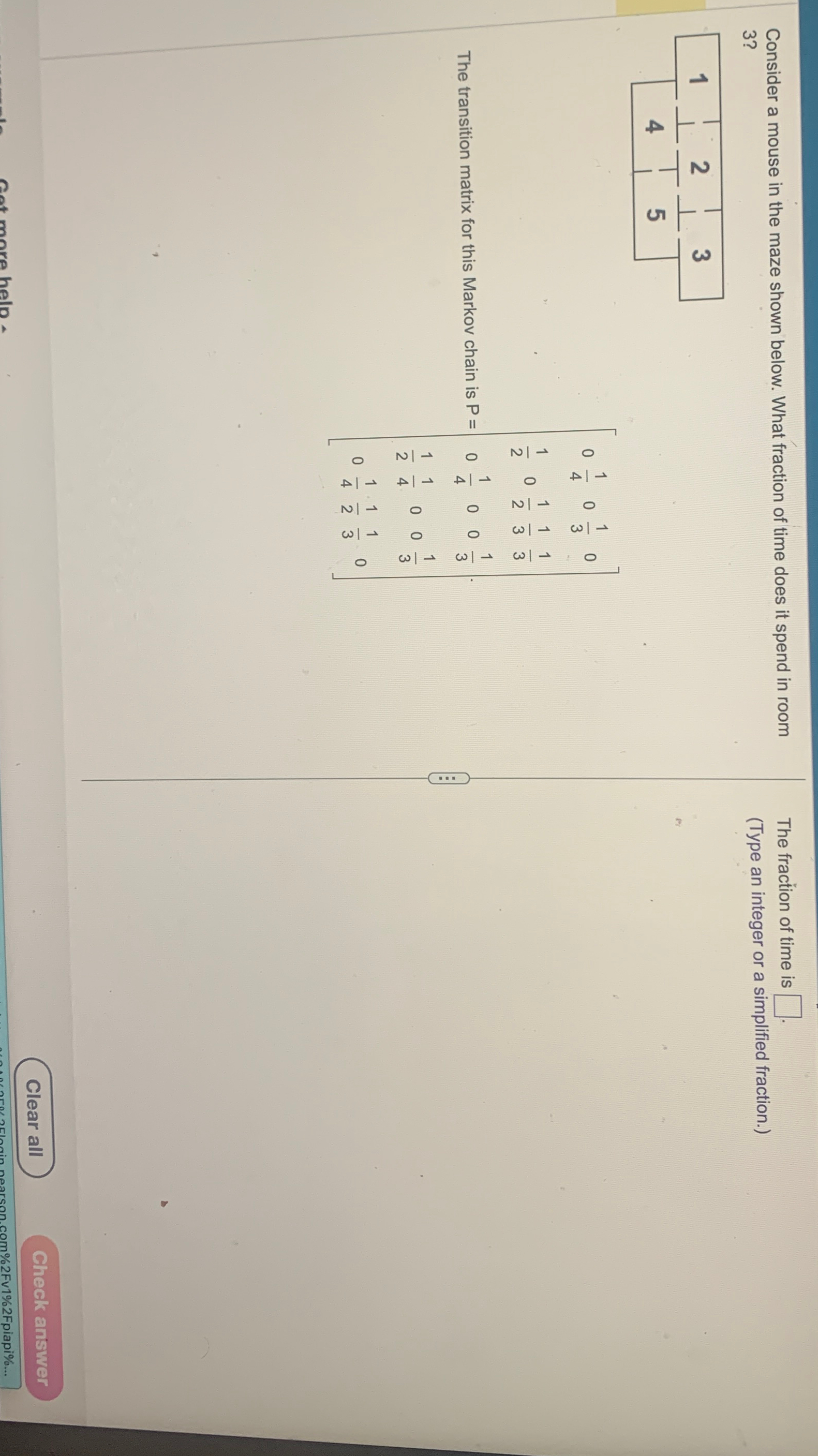 Solved Consider a mouse in the maze shown below. What | Chegg.com