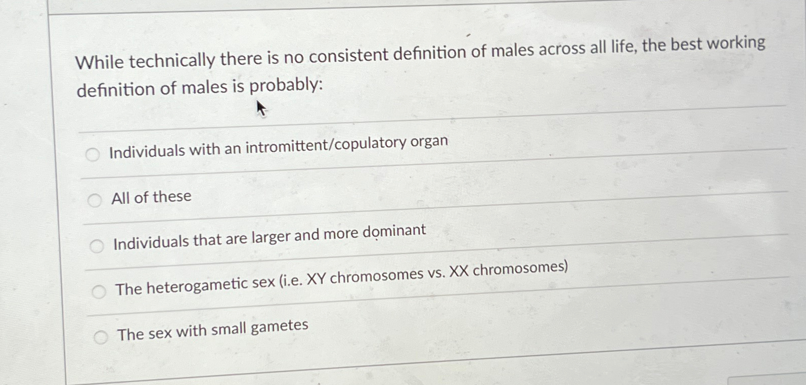 Solved While technically there is no consistent definition | Chegg.com