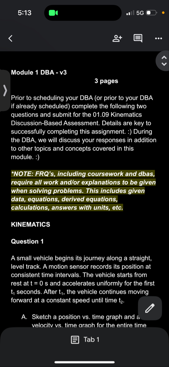 Solved 5:13Module 1 ﻿DBA - ﻿v33 ﻿pagesMake sure to do the | Chegg.com