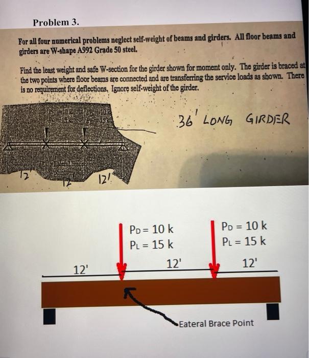 Solved Problem 3. For all four numerical problems neglect | Chegg.com